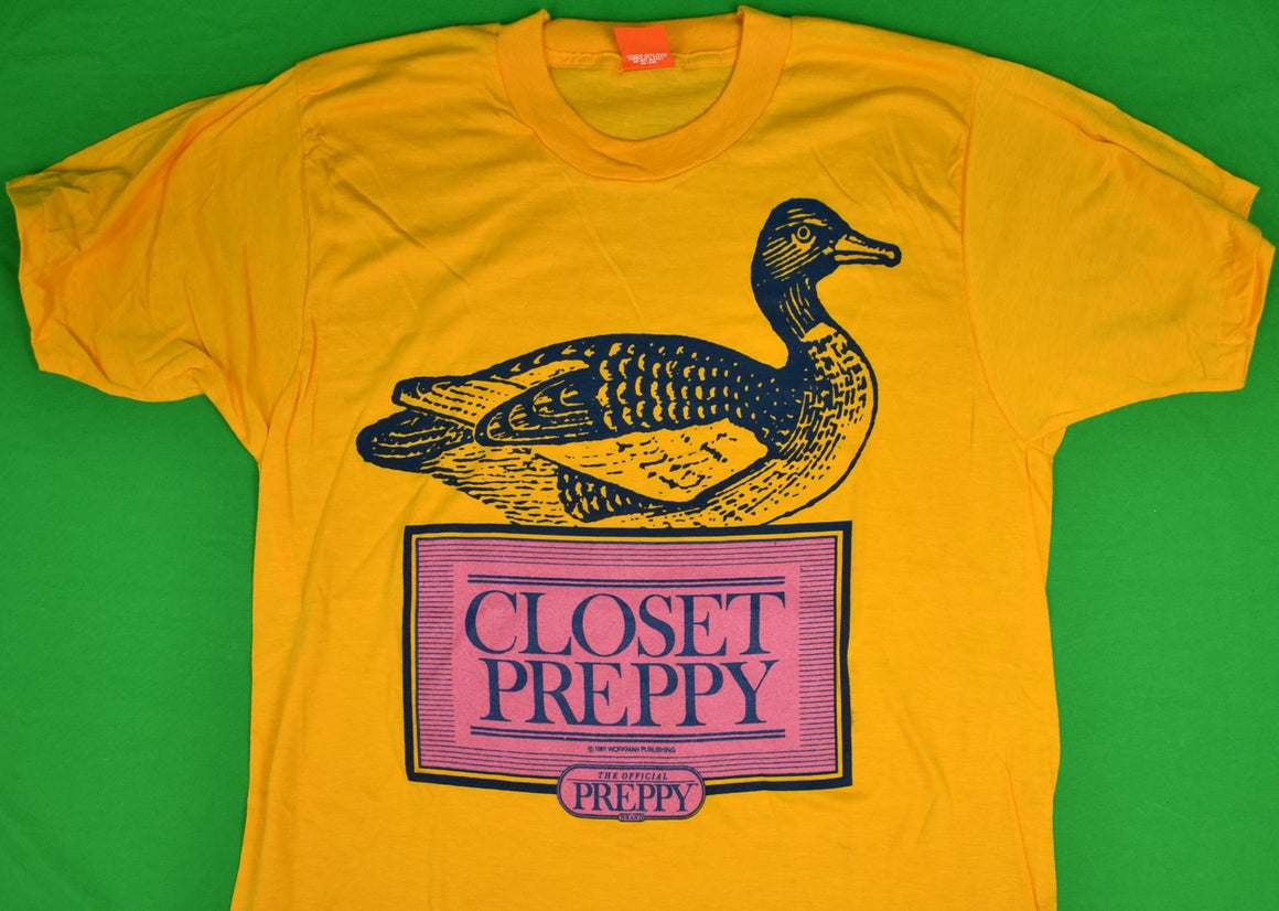 Closet Preppy Gold T-Shirt Sz: XL (New!)