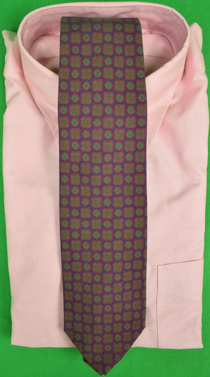 "The Andover Shop Ancient Madder Foulard Print Tie"