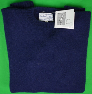 "The Andover Shop Navy Crew Neck Sweater" Sz XL (New w/ TAS Tag) (SOLD)