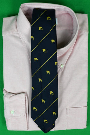 "Chipp x NYTB New York Thoroughbred Breeders Logo Navy Italian Silk Tie" (SOLD)