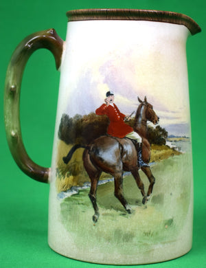"The Terrior Man" No. 3A By Lionel Edwards x W.T. Copeland & Sons Pitcher (SOLD)