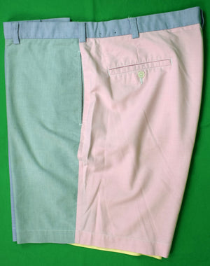Brooks Brothers Patch Panel Oxford Cloth Bermuda Shorts Sz 42