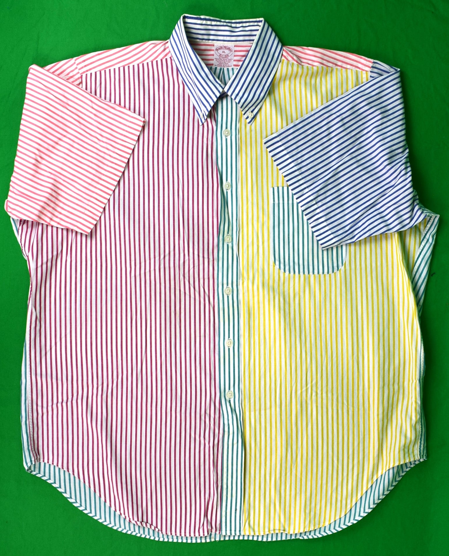 brooks brothers multi colored shirt