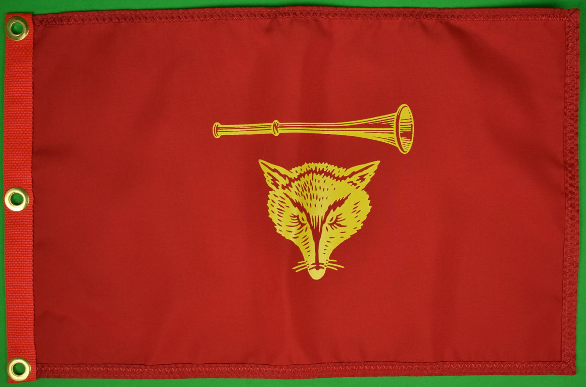 "Myopia Hunt Club Red Golf Flag Pole Banner" (NEW)