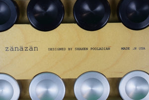 "Zanazan Backgammon Oak Board" Designed By Shahen Pooladian Made In USA (New/ Old Stock)
