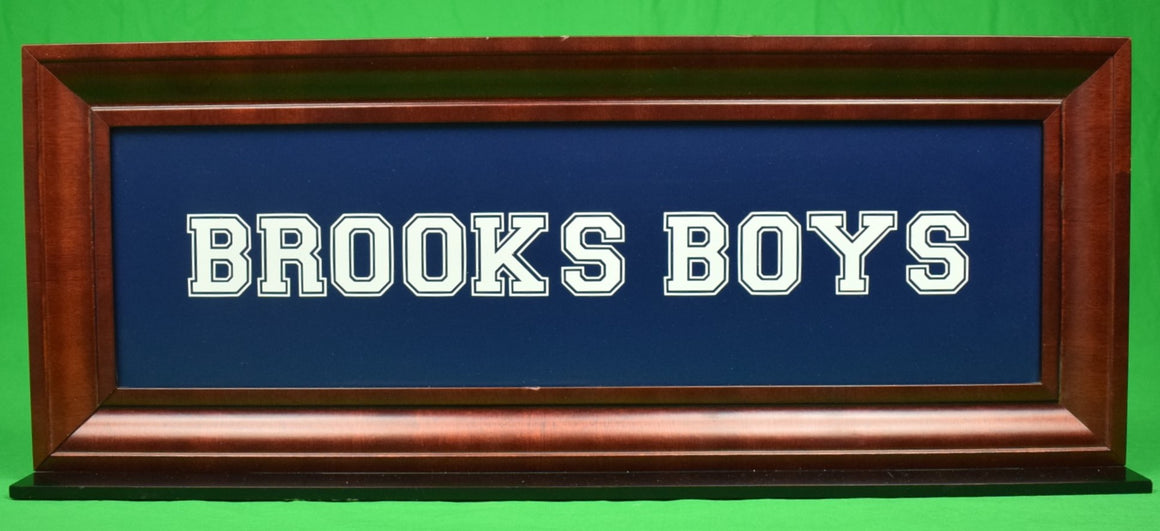 "Brooks Boys Dept Store Display Sign"