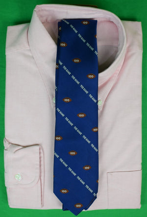 "Chipp The Game Harvard vs Yale 100th Year Navy Poly Tie"