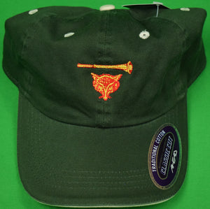"Myopia Hunt Club Hunter Green Twill Cap" (New w/ Tags!) (SOLD)