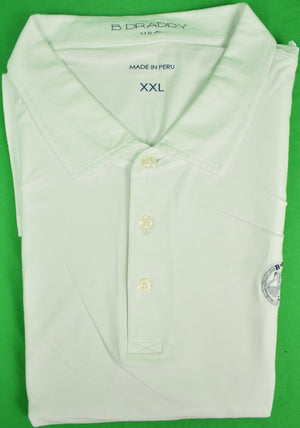 B. Draddy White Golf Shirt w/ Rolling Rock Club Logo Sz: XXL