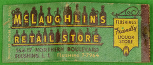 "McLaughlin's Retail Store Flushing L.I. Matchbook" (SOLD)