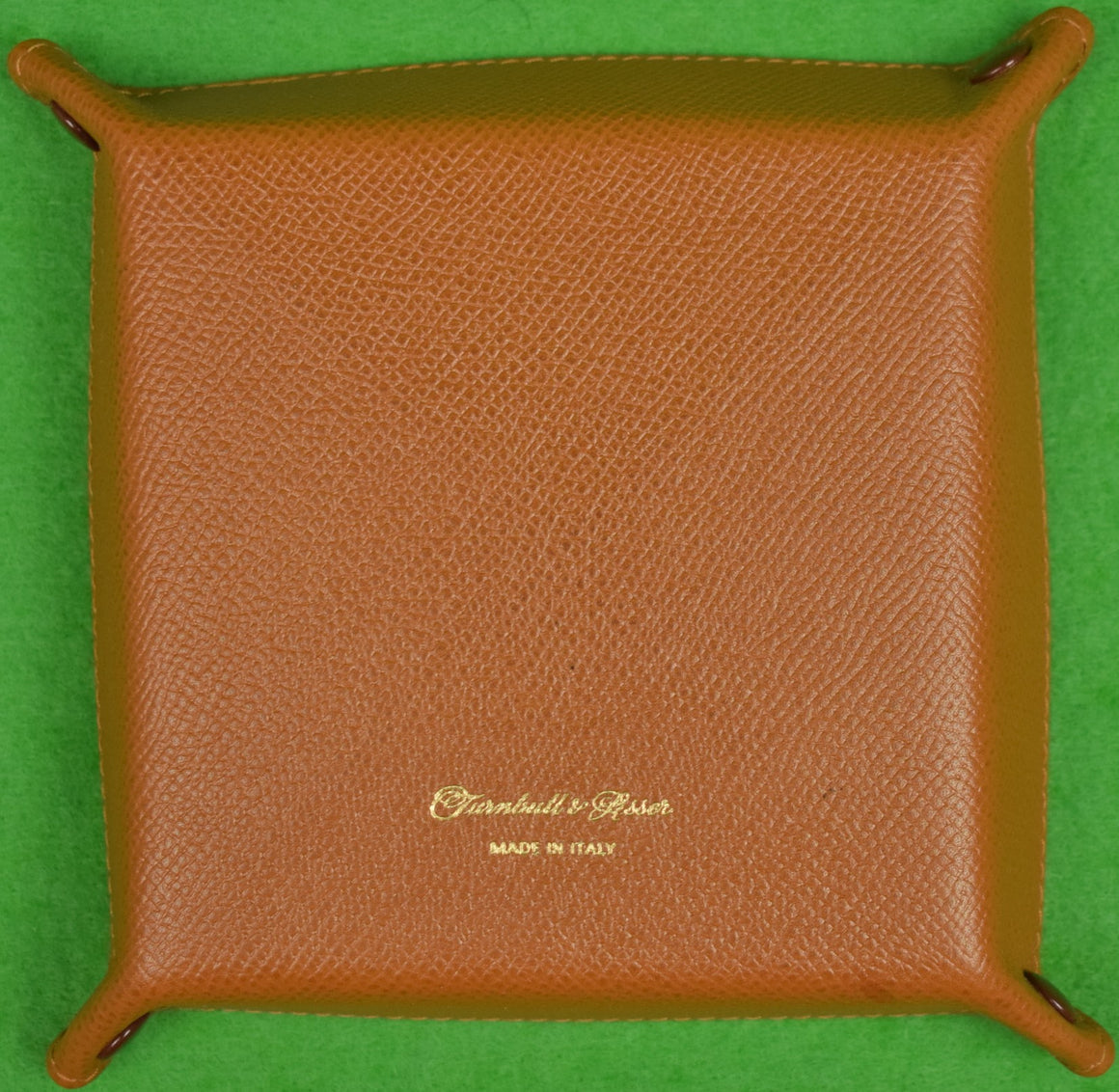 "Turnbull & Asser Leather Travel/ Cufflink Tray" (SOLD)