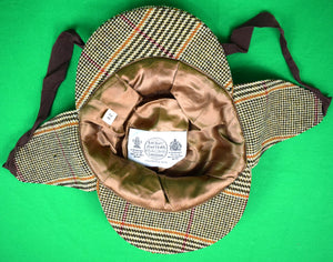 "Lock & Co Russell Plaid Tweed Deerstalker Hat" Sz 7 3/8 (SOLD)