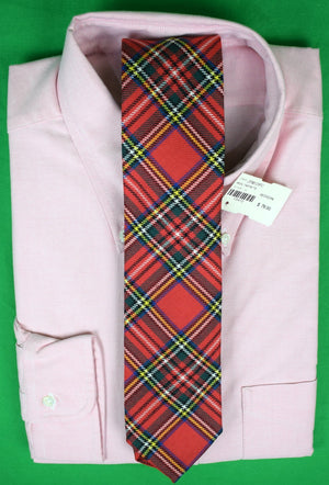 J. Press Royal Stewart Tartan Wool Tie (New w/ J.P Tag)