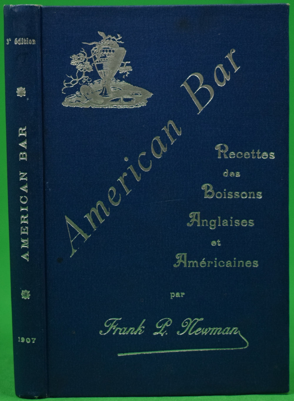 AMERICAN BAR BOOK- TAUPE LEATHER
