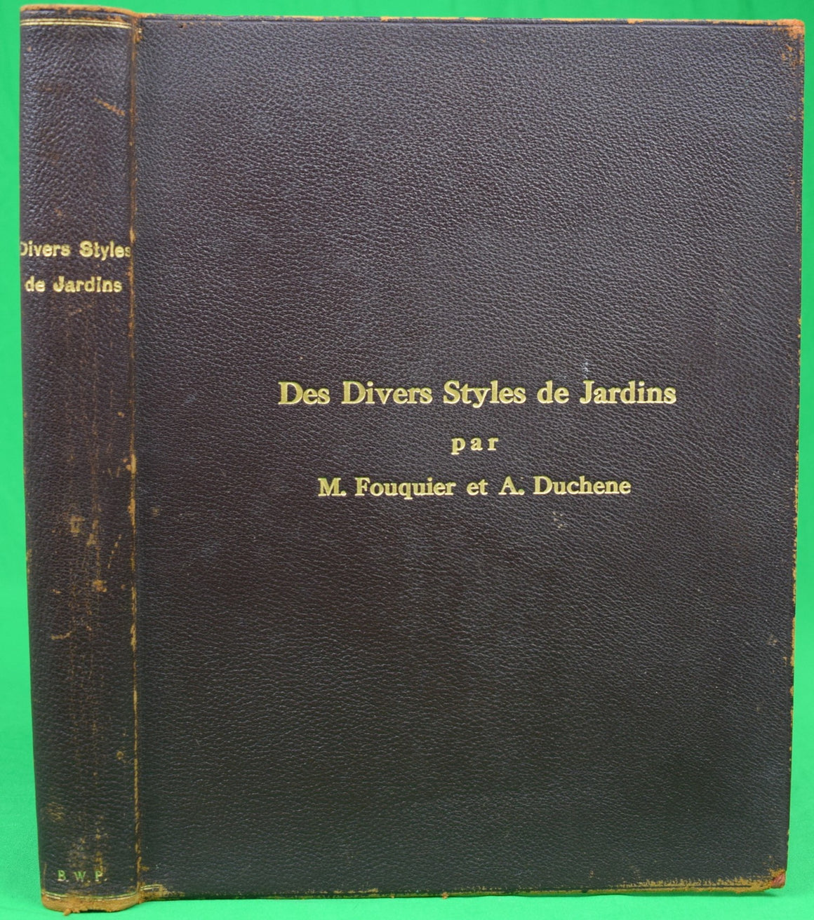 "Des Divers Styles De Jardins" 1914 FOUQUIER, M. et DUCHENE A.