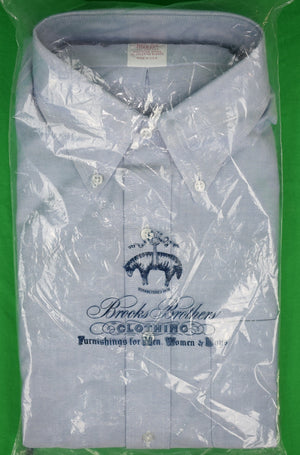 Brooks Brothers Blue OCBD Shirt Sz 16-3 (DEADSTOCK w/ BB Tag)
