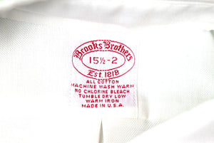 Brooks Brothers White OCBD Sz 15 1/2- 2 (New/ Old BB Deadstock w/ Tag) (SOLD)