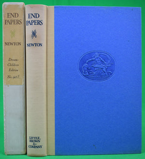 "End Papers: Literary Recreations" 1933 NEWTON, A. Edward (INSCRIBED)