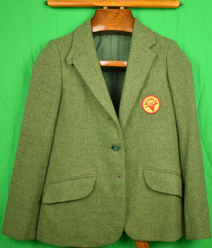 "Myopia Hunt Club Olive Tweed Lady's Riding Jacket w/ MHC Badge" (SOLD)