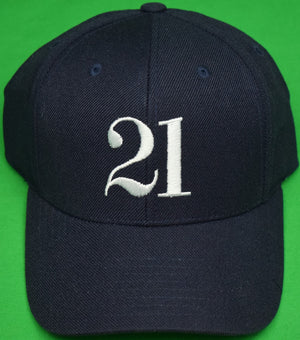 The "21" Club Navy Cap (New!) (SOLD)