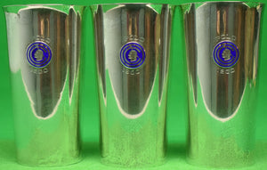 Set of 3 Sterling Silver 1930 Polo Beakers