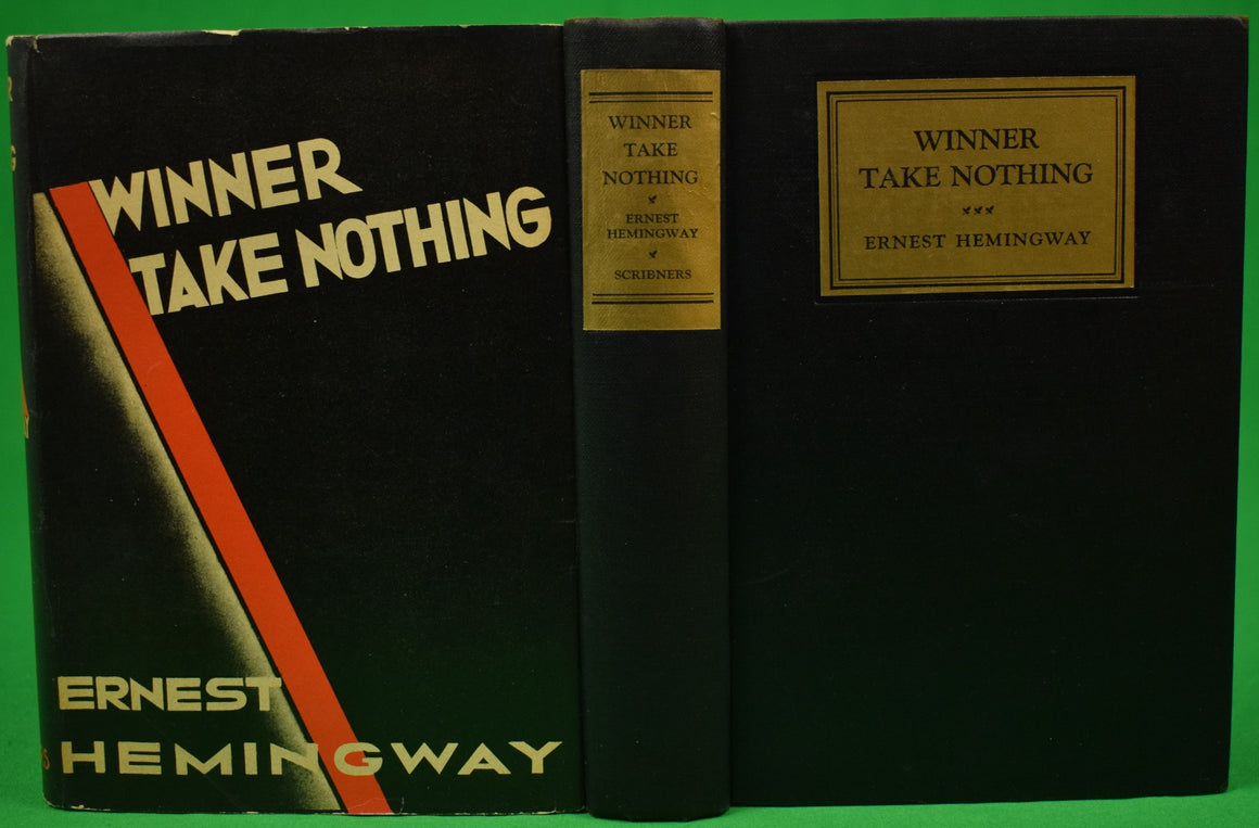 "Winner Take Nothing" 1933 HEMINGWAY, Ernest