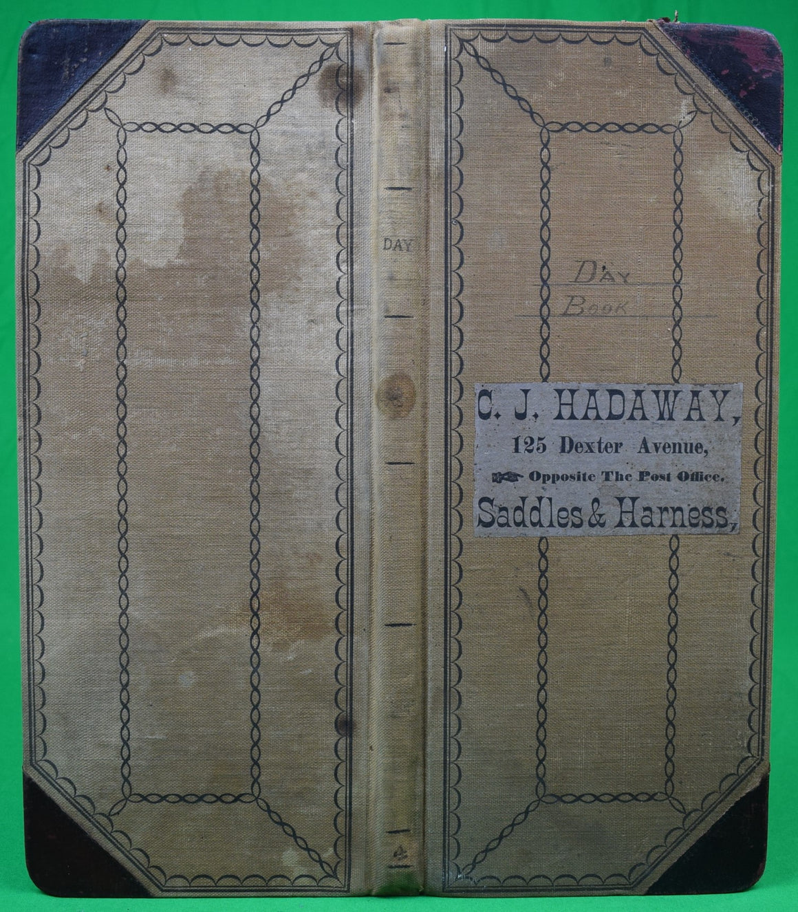 "C.J. Hadaway Saddles & Harness Ledger Book" 1888 (SOLD)