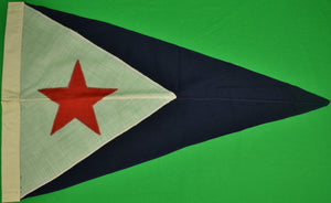 "San Diego Yacht Club Burgee Linen Flag" (SOLD)