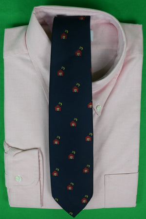 "Chipp 'In The Doghouse' Navy Poly Tie" (SOLD)