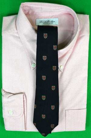 "Brooks Brothers x St. George's School Black Silk School Tie" (SOLD)