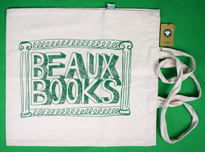 "Beaux Books Pink/ Green Cotton Tote Bag Designed by Luke Edward Hall" (New w/ Tag)