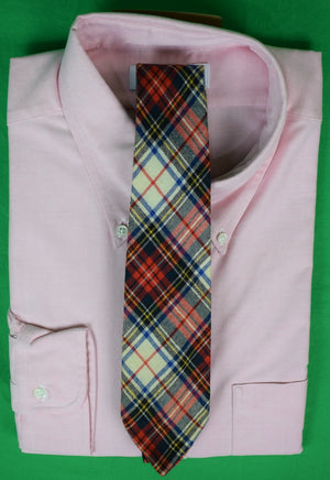 "Abercrombie & Fitch Viyella Dress Stewart Tartan Wool Tie"