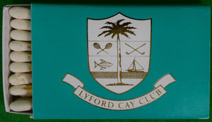 Lyford Cay Club Matchbook