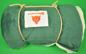 Myopia Hunt Club Hunter Green Tailgate Blanket (New w/ String Tag) (SOLD)