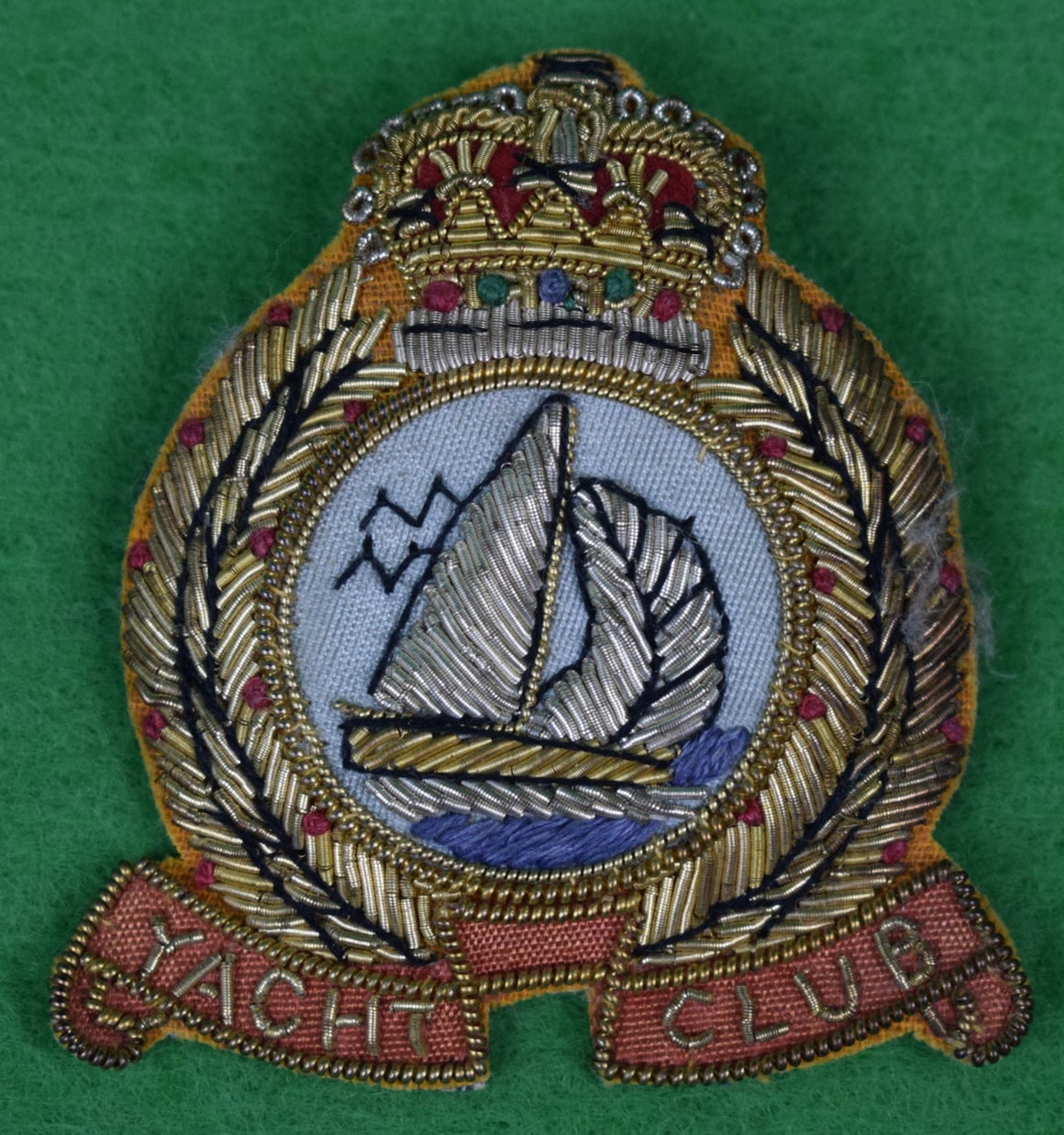 "Yacht Club Bullion Blazer Badge"