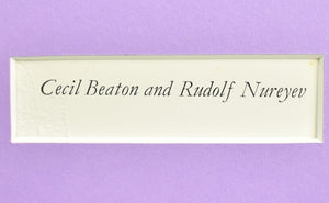 Cecil Beaton and Rudolf Nureyev c1965 For David Bailey's Box of Pin-Ups