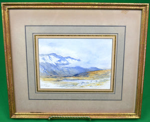Dalnaspidal Scottish Landscape Watercolour