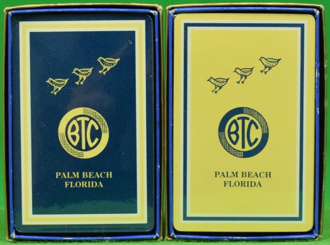 "Bath & Tennis Club Palm Beach Twin Sealed Deck of Playing Cards" (New in Box!)