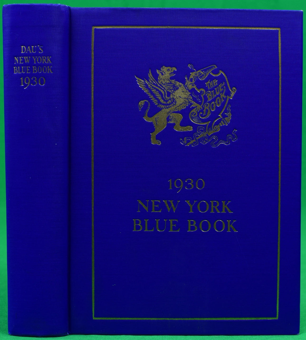 "Dau's New York Social Blue Book 1930" DAU, Frederick W.