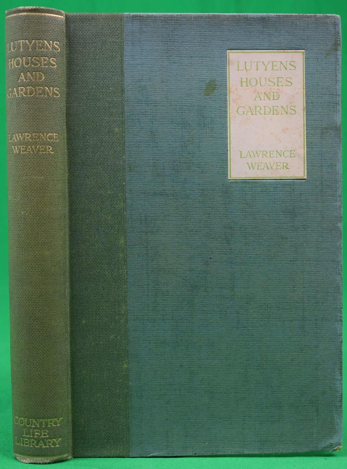 "Lutyens Houses And Gardens" 1921 WEAVER, Lawrence