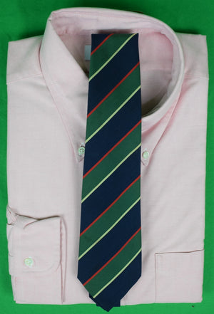 "The Andover Shop Atkinsons Irish Poplin Argyll Sutherland Repp Stripe Tie" (SOLD)