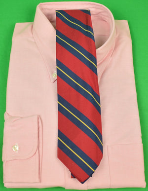"Brooks Brothers Irish Poplin Silk/ Wool Repp Stripe Tie" (New w/ BB Tag!) (SOLD)