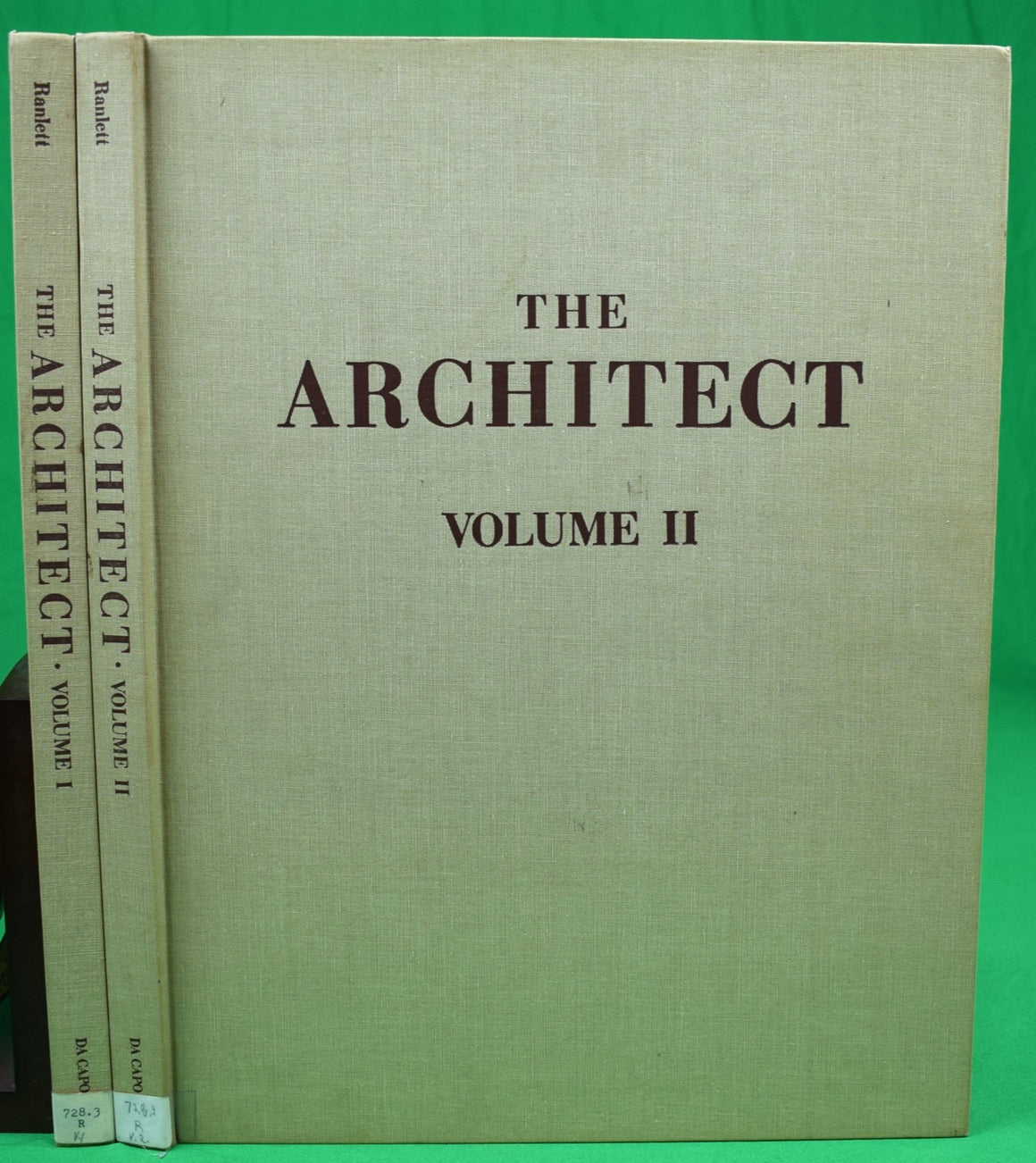 "The Architect Vol. 1 & 2" 1976 RANLETT, William H.