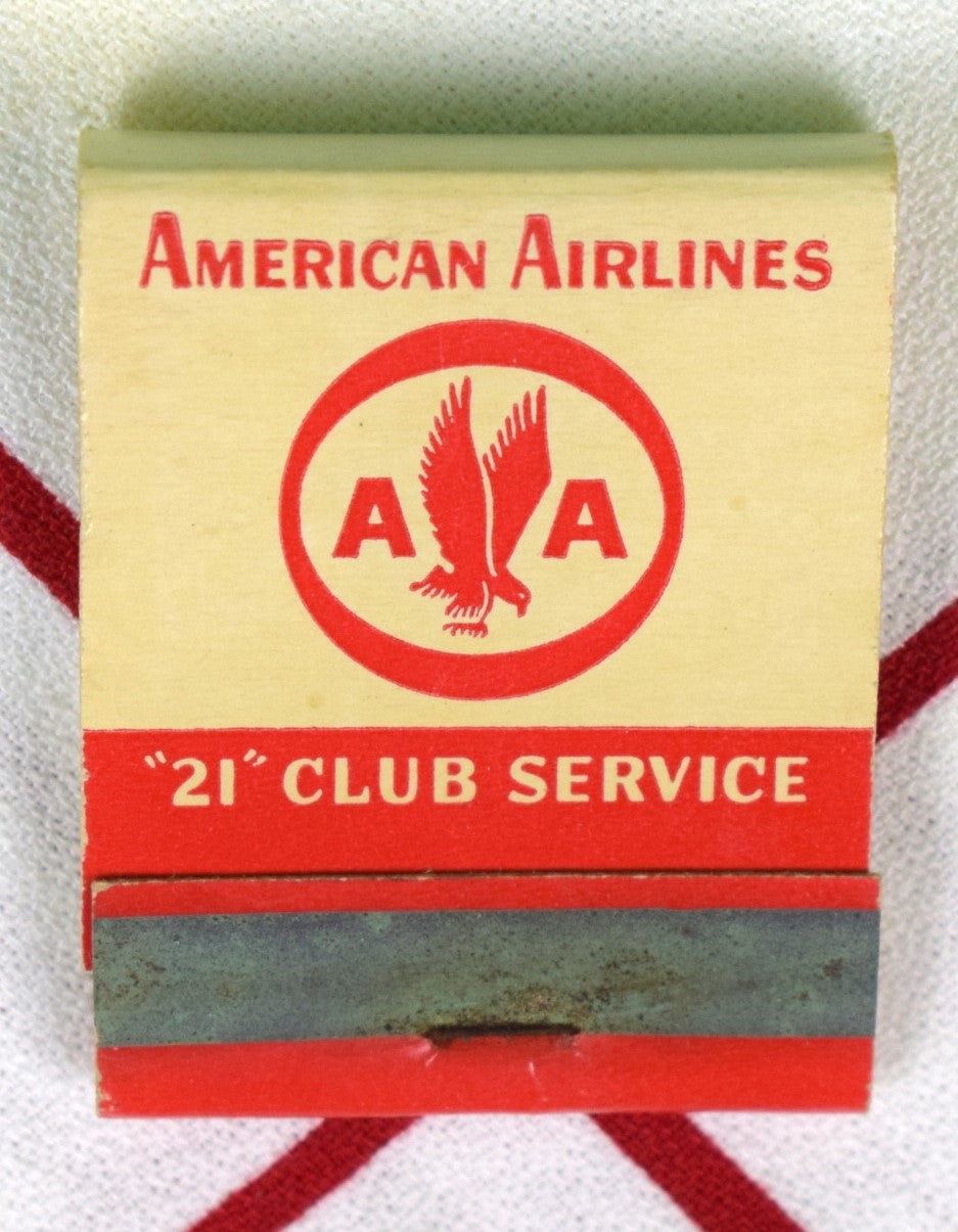 The "21" Club Service x American Airlines Matchbook (SOLD)