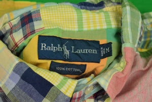 "Ralph Lauren Patch Madras L/S BD Sports Shirt" Sz: M (SOLD)