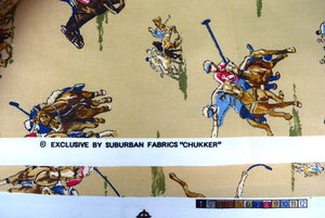 "Chukker" Polo Cotton Fabric (New/ Old Stock)