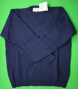 "The Andover Shop Navy Crewneck Sweater" Sz XL (New w/ TAS Tag) (SOLD)