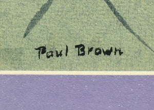 Double Jump Watercolor & Gouache by Paul Brown