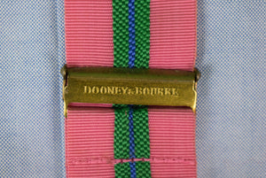 Dooney & Bourke Pink/ Green Surcingle Braces Made In England