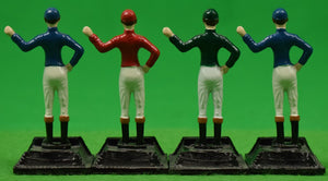 "The "21" Club New York Set Of 4 Jockey Place Card Holders" (SOLD)